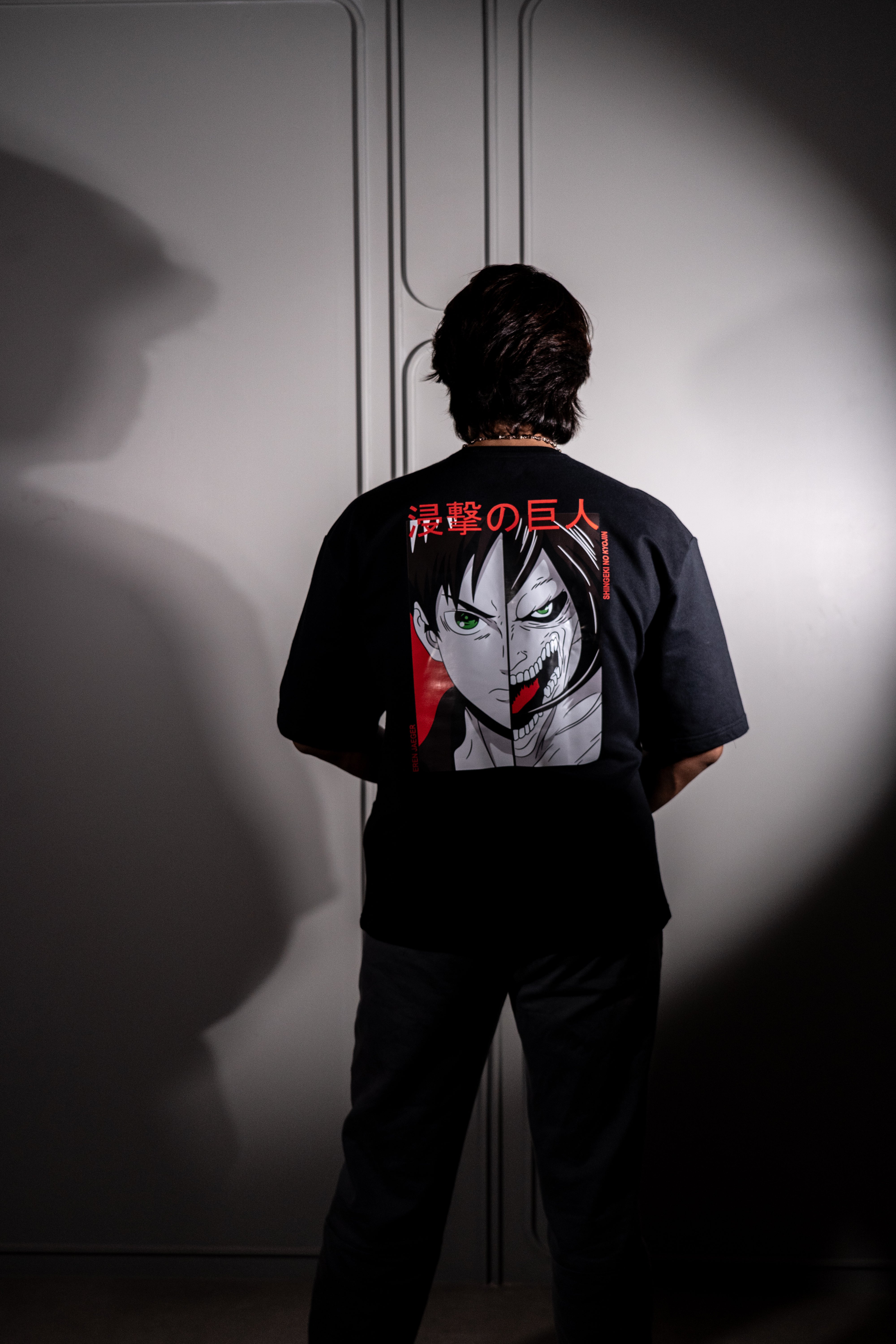 AOT : Eren Yeager Oversized T-shirt - 0565
