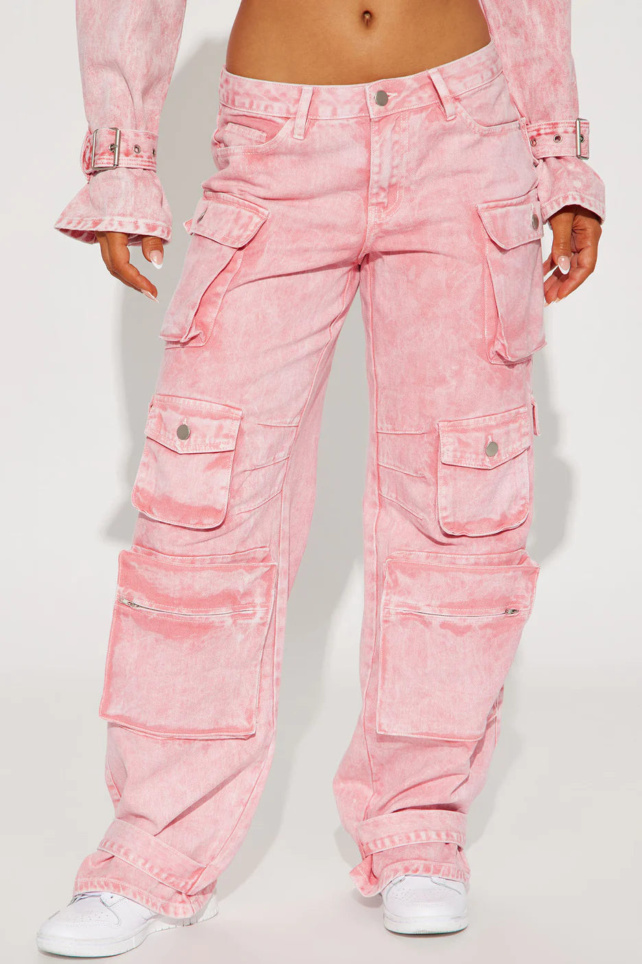 Fashionnova Billie Low Slung Cargo Jeans