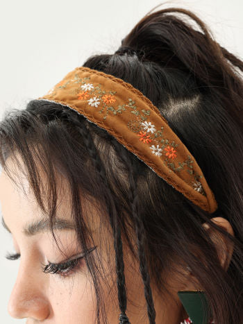 Cider Knit Flower Headband
