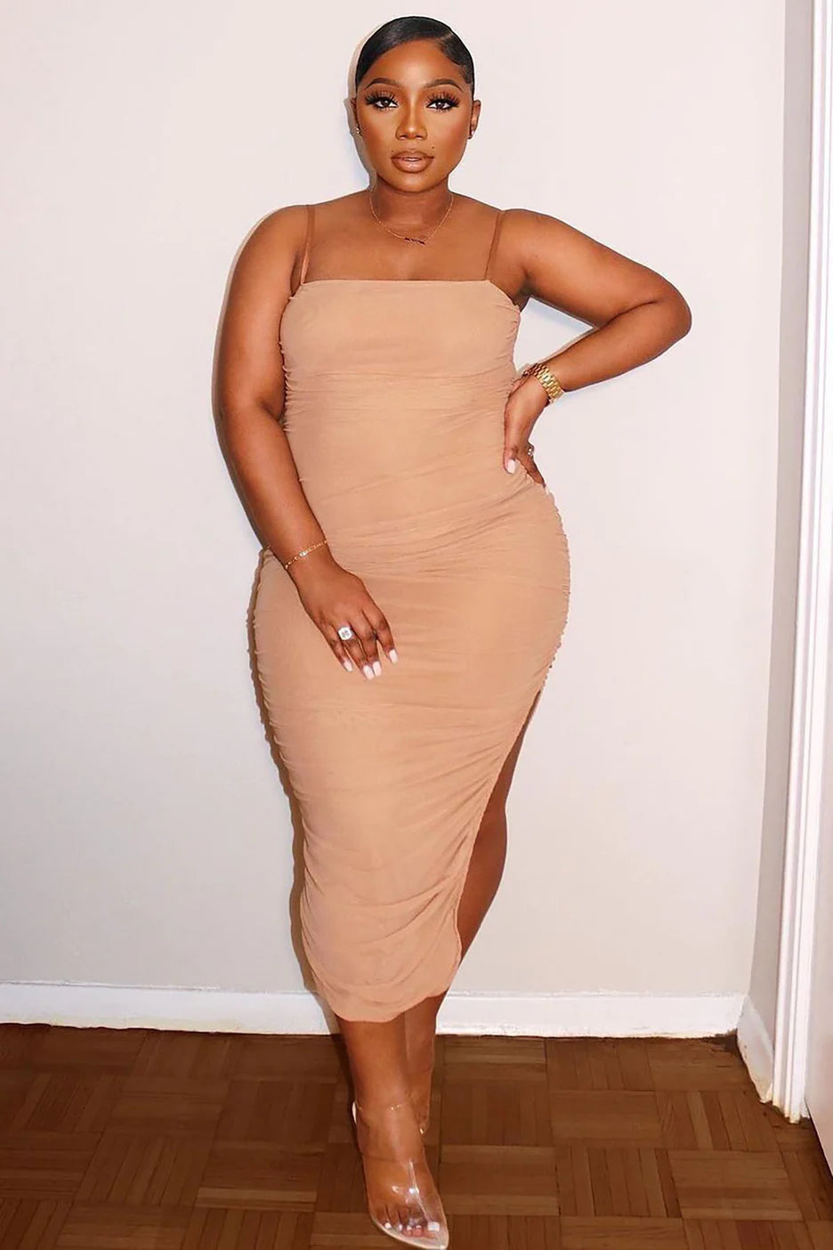 Fashionnova Feeling My Mesh Dress