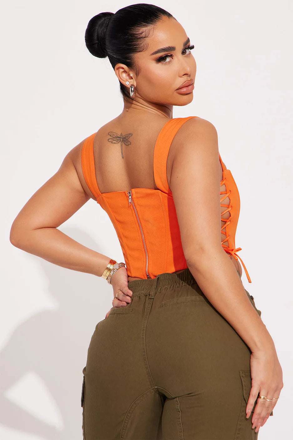 Fashionnova Side Struttin' Corset Top