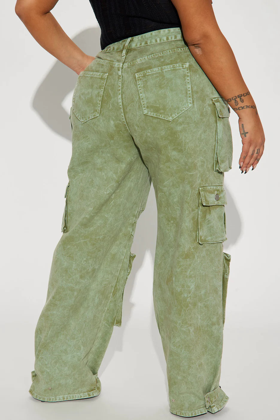 Fashionnova Billie Low Slung Cargo Jeans