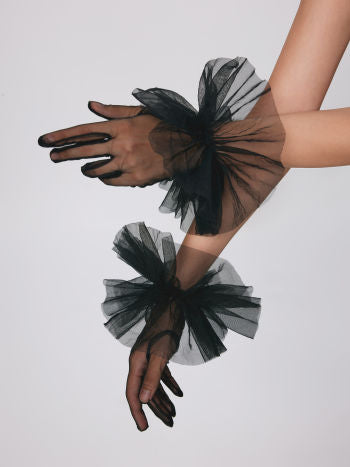 Cider Tulle Gloves